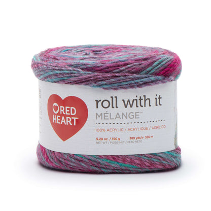 Red Heart Roll With It Melange Yarn - Discontinued Shades Gossip