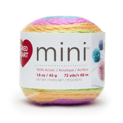 Red Heart Mini Yarn - Discontinued Shades Neon