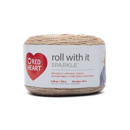 Red Heart Roll With It Sparkle Yarn - Discontinued Shades Red Heart Roll With It Sparkle Yarn - Discontinued Shades