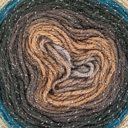 Red Heart Roll With It Sparkle Yarn Eclipse