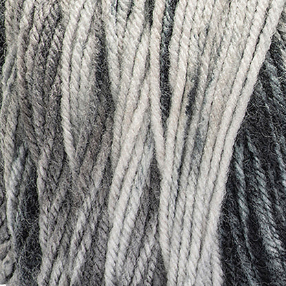 Red Heart Super Saver Bitty Stripes Yarn Newsprint