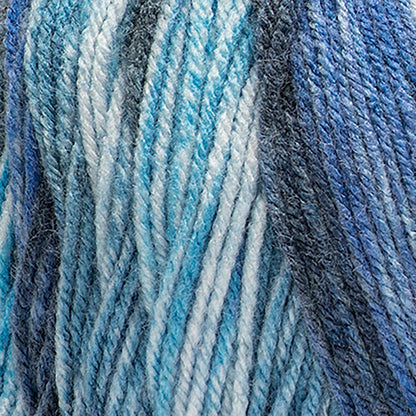Red Heart Super Saver Bitty Stripes Yarn Horizon