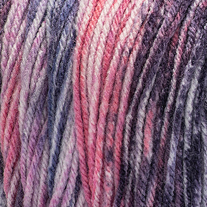 Red Heart Super Saver Bitty Stripes Yarn Grapey