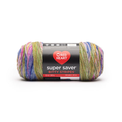 Red Heart Super Saver Bitty Stripes Yarn Bold Blend