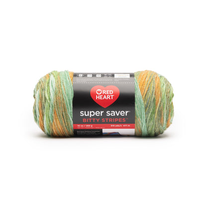 Red Heart Super Saver Bitty Stripes Yarn Lucky Day