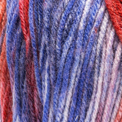 Red Heart Super Saver Bitty Stripes Yarn Firework