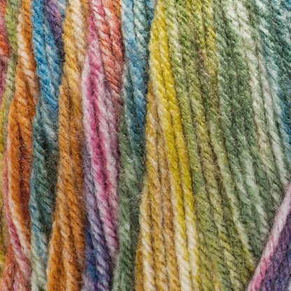 Red Heart Super Saver Bitty Stripes Yarn Rainbow