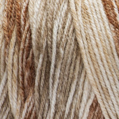 Red Heart Super Saver Bitty Stripes Yarn Rattan