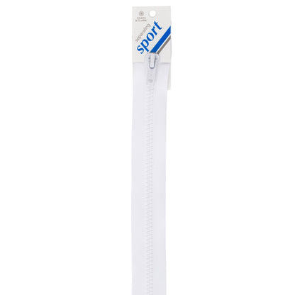 Coats & Clark Sport Separating Zippers - 26 inches White