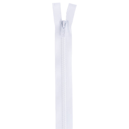 Coats & Clark Sport Separating Zippers - 26 inches White
