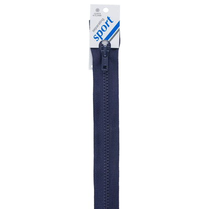 Coats & Clark Sport Separating Zippers - 26 inches Navy