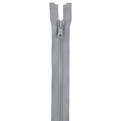 Coats & Clark Sport Separating Zippers - 26 inches Nugray