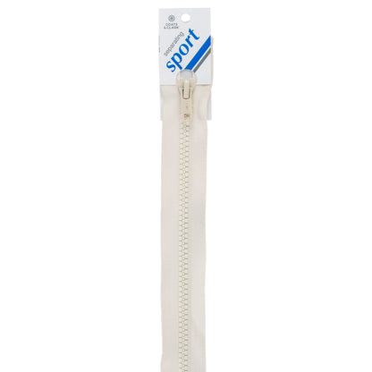 Coats & Clark Sport Separating Zippers - 26 inches Natural
