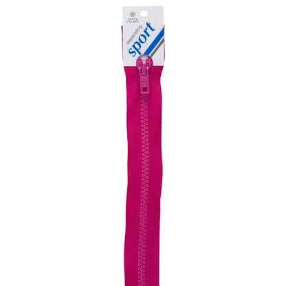 Coats & Clark Sport Separating Zippers - 26 inches Red Rose