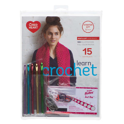 Red Heart My Crochet Teacher Learn to Crochet Kit Assorted