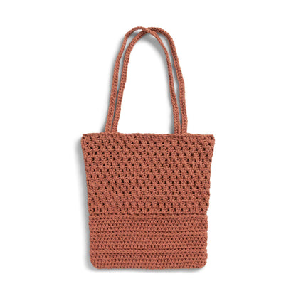 Patons Ridged Crochet Tote Bag Crochet Bag made in Patons Linen Yarn
