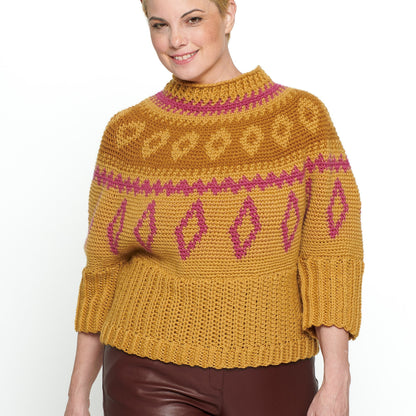 Patons Sandy Cove Crochet Swoncho Crochet Swoncho made in Patons Classic Wool Yarn