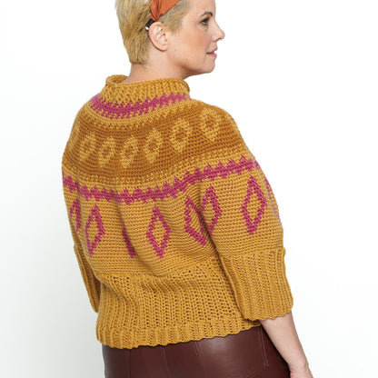 Patons Sandy Cove Crochet Swoncho Crochet Swoncho made in Patons Classic Wool Yarn