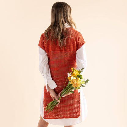Patons Crochet Best in Mesh Dress Crochet Dress made in Patons Grace Yarn