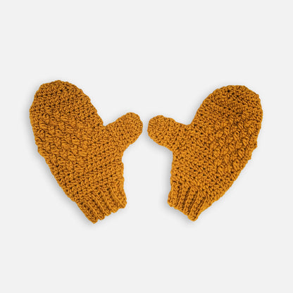 Patons Crochet Rustic Diamond Mittens Crochet Mittens made in Patons Classic Wool Roving Yarn