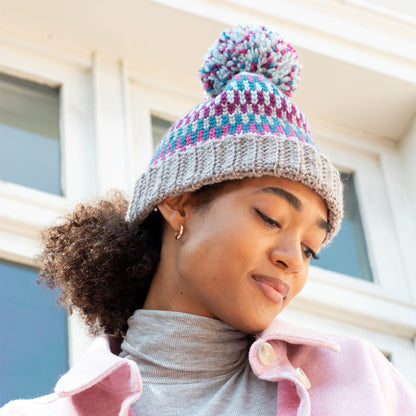 Patons Nordic Crochet Hat Crochet Hat made in Patons Classic Wool Worsted Yarn