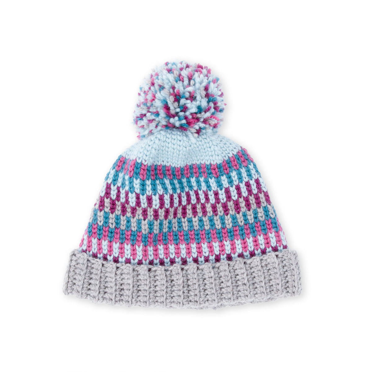 Crochet Hat made in Patons Classic Wool Worsted Yarn