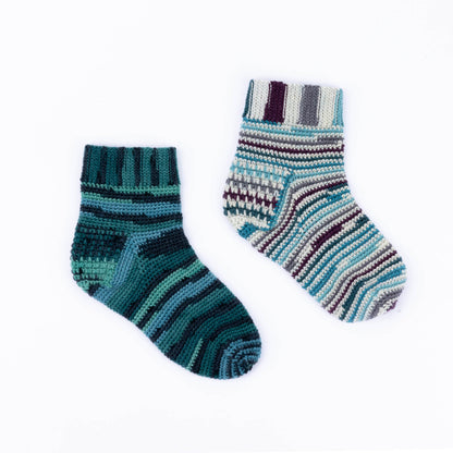 Patons Slip Stitch Cuff Crochet Socks Slip Stitch Cuff Crochet Socks made using Patons yarn