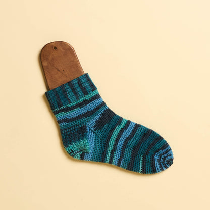 Patons Slip Stitch Cuff Crochet Socks Slip Stitch Cuff Crochet Socks made using Patons yarn