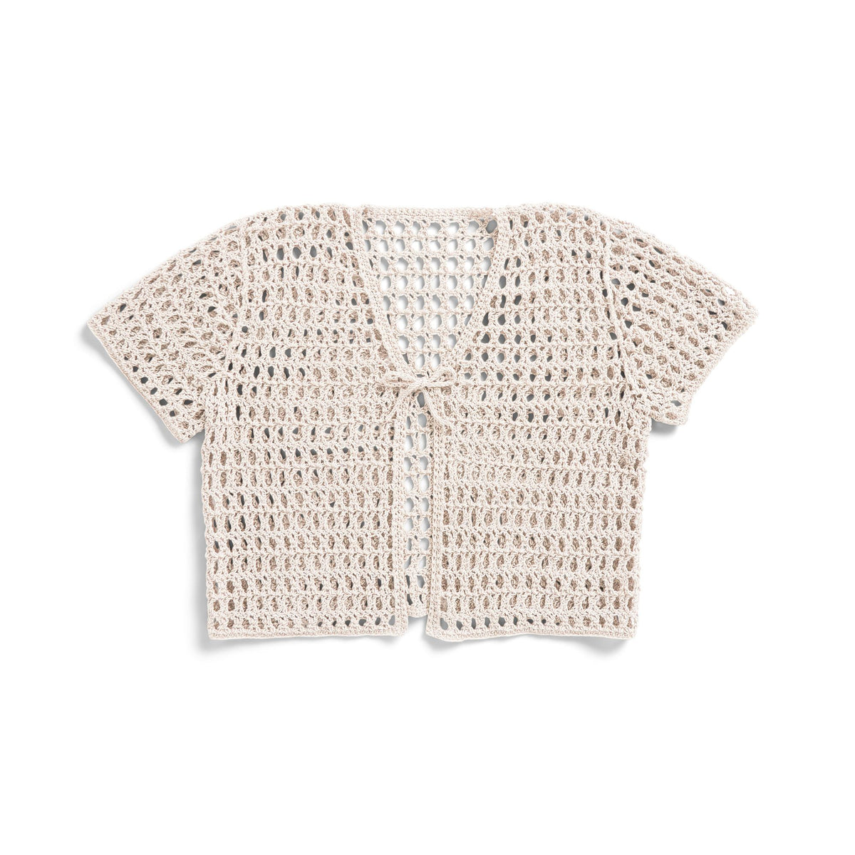 Crochet Cardigan made in Patons Linen Yarn