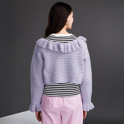 Patons For the Frill of it Crochet Cardigan For The Frill Of It Crochet Cardigan made using Patons yarn