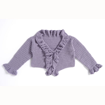 Patons For the Frill of it Crochet Cardigan For The Frill Of It Crochet Cardigan made using Patons yarn