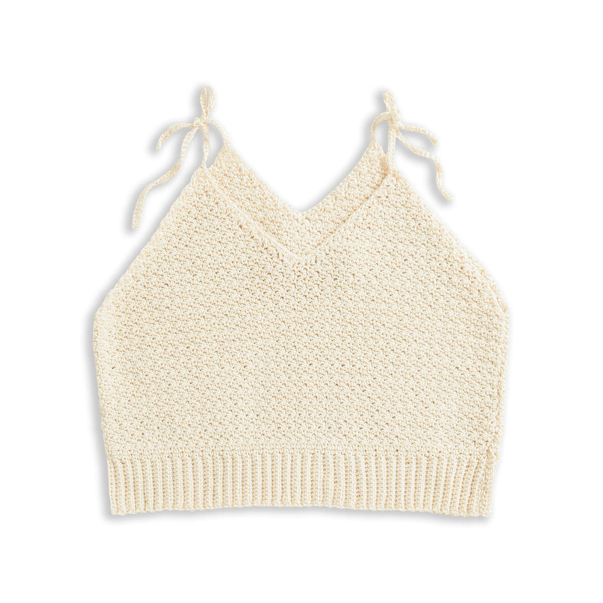 Crochet Tank Top made in Patons Grace Yarn 