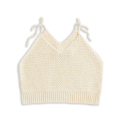 Patons Crochet Textured Tank Crochet Tank Top made in Patons Grace Yarn 