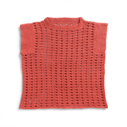 Patons Linen On the Grid Crochet Top Crochet Top made in Patons Yarn