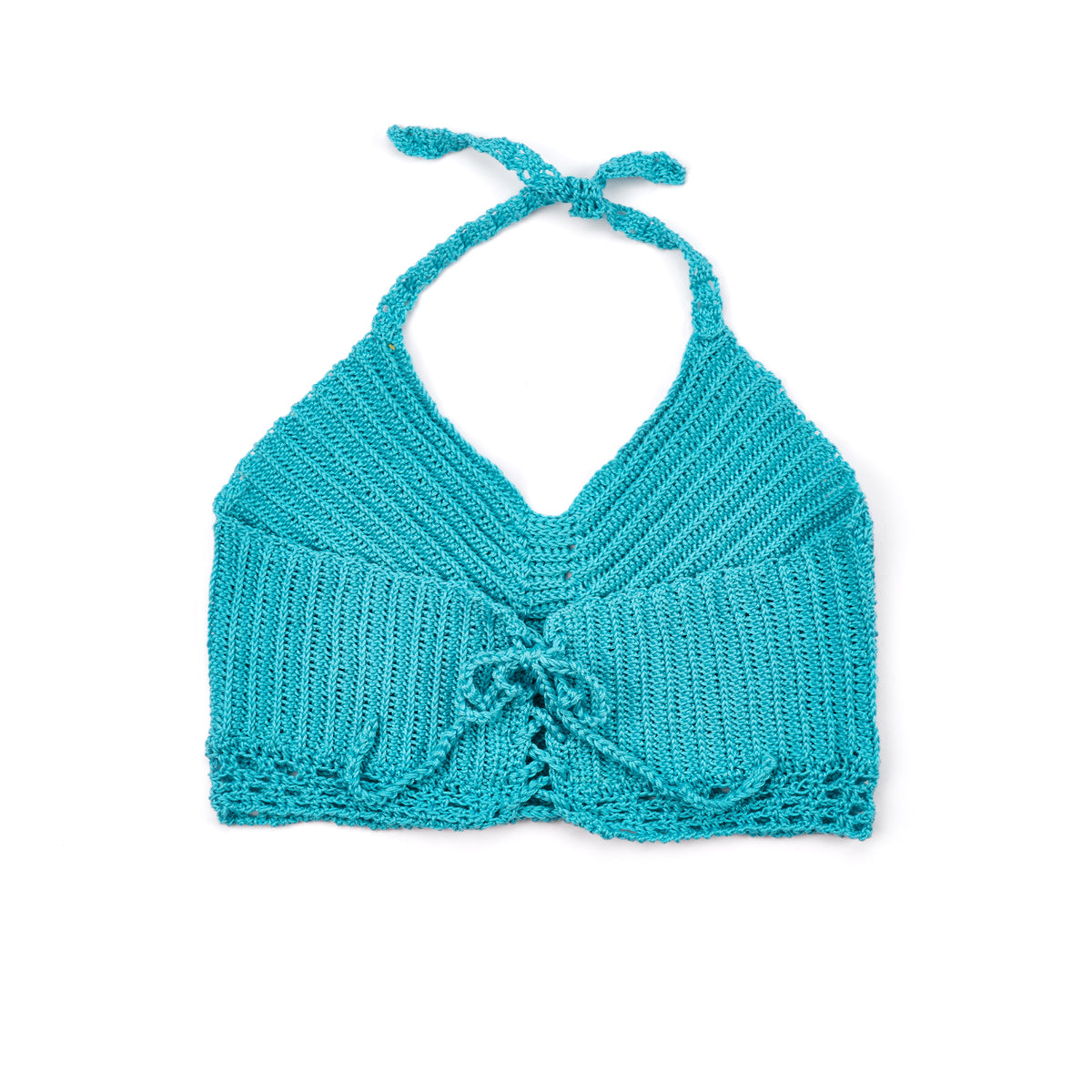 Bikini Top To Crochet made using Patons yarn in a styled lifestyle setting