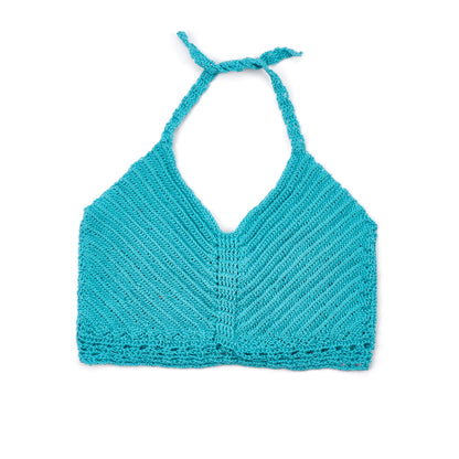 Patons Bikini Top to Crochet Bikini Top To Crochet made using Patons yarn on a white background