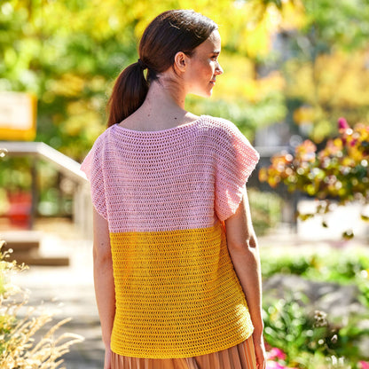 Patons Crochet Straight to the Top Crochet Top made in Patons Yarn