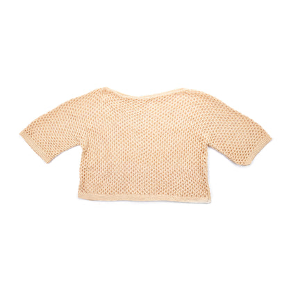 Patons Cat's Eyes Knit Top Cat'S Eyes Knit Top made using Patons yarn on a white background