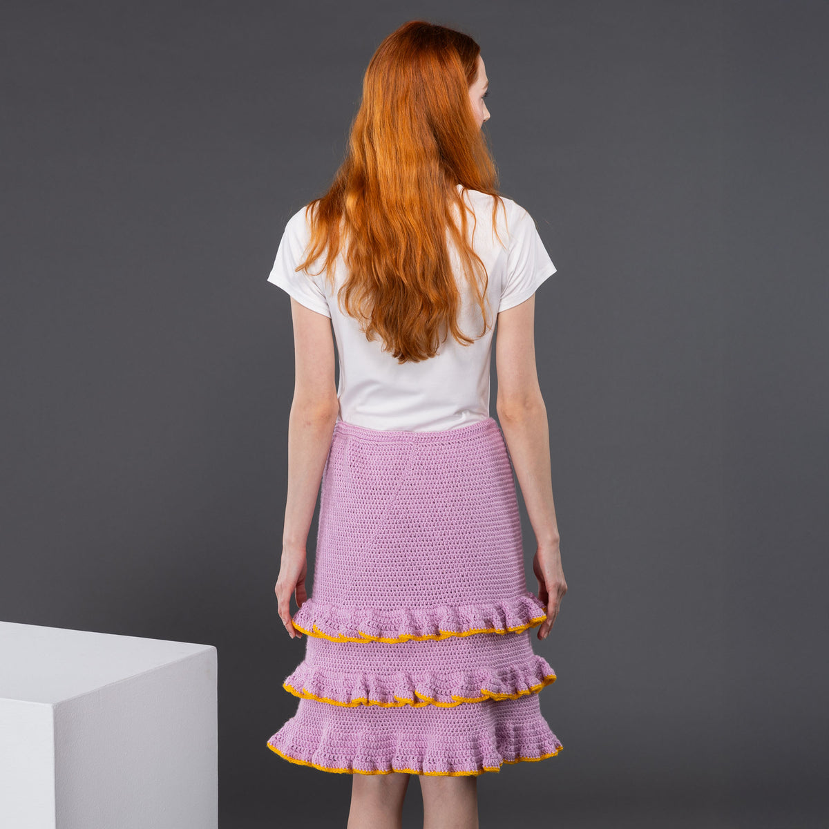 Top Tier Crochet Skirt made using Patons yarn