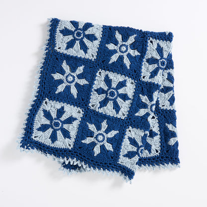 Patons Flying Snowflakes Crochet Throw Flying Snowflakes Crochet Throw made using Patons yarn