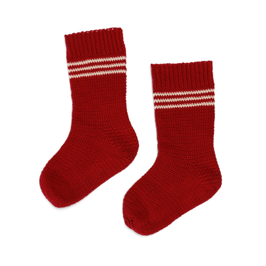Crochet Game Changer Socks made using Patons yarn