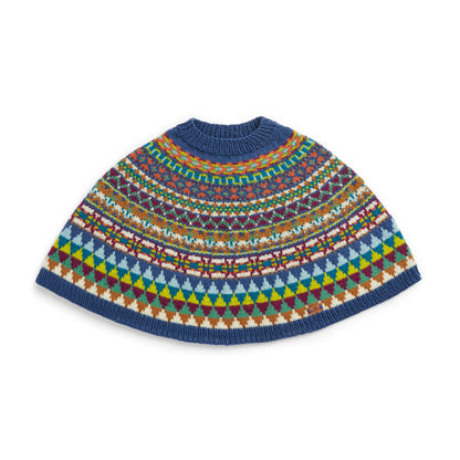Patons Knit Color Kaleidoscope Poncho All Variants