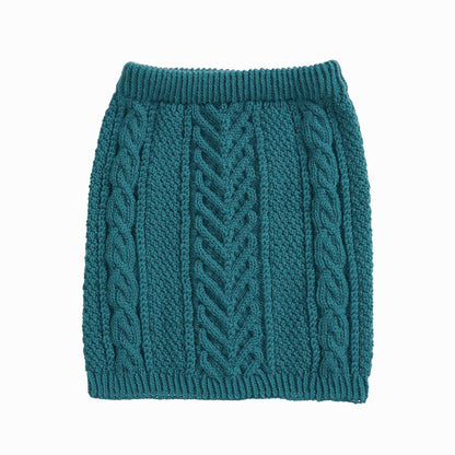 Patons Cable Knit Skirt Knit Skirt made in Patons Classic Wool Yarn
