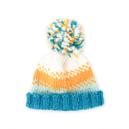 Patons Dappled Shades Knit Hat Knit Hat made in Patons Classic Wool Roving Yarn