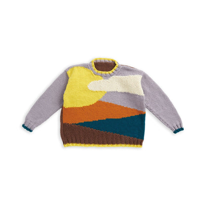 Patons Knit Landscape Sweater Knit Sweater made in Patons Inspired Yarn