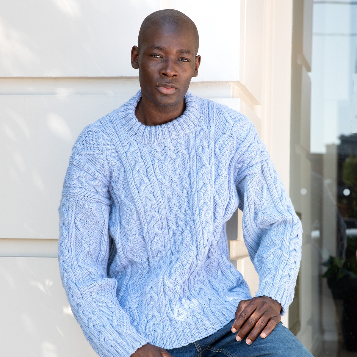 Knit Pullover made in Patons Classic Wool Worsted Yarn