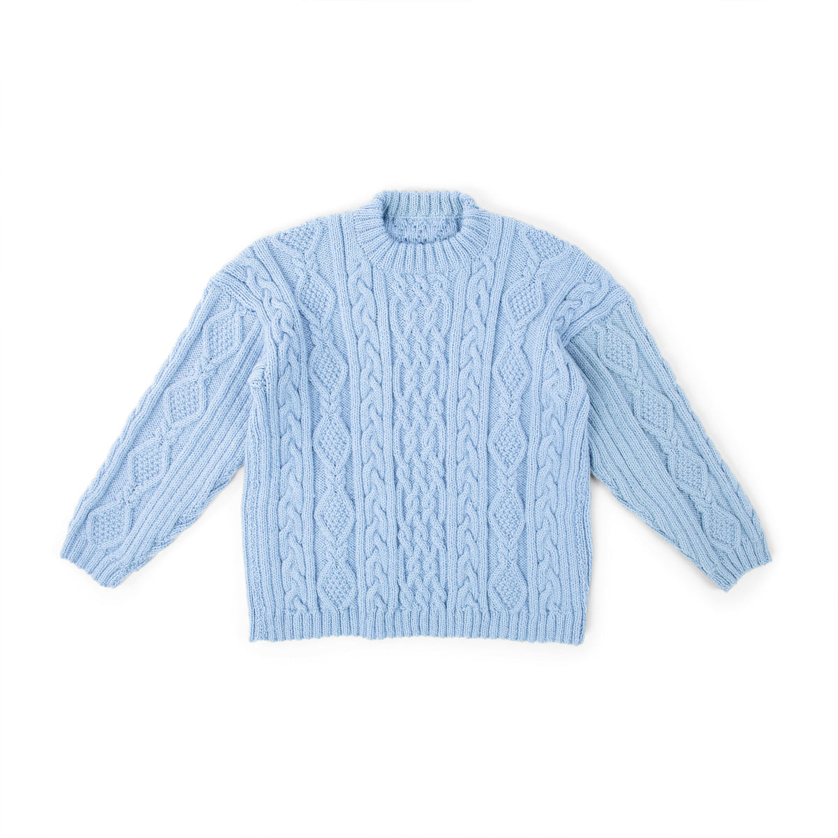 Knit Pullover made in Patons Classic Wool Worsted Yarn