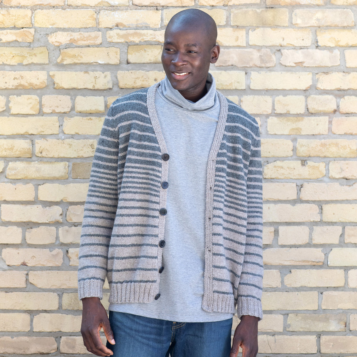 Knit Cardigan made in Patons Classic Wool Worsted Yarn
