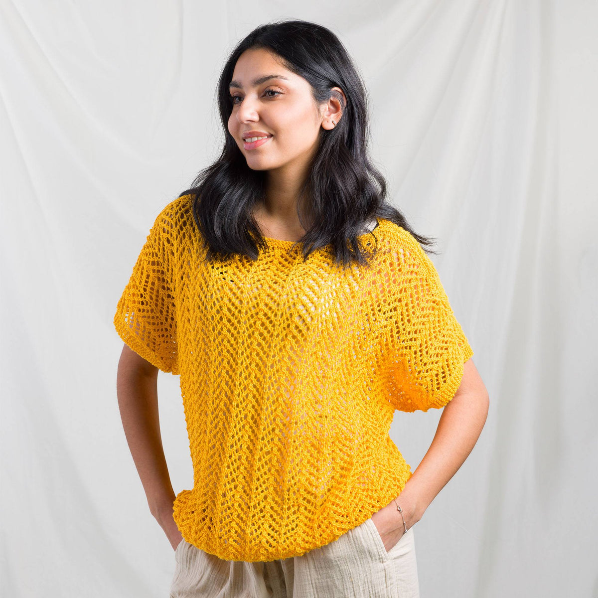 Knit Top made in Patons Yarn