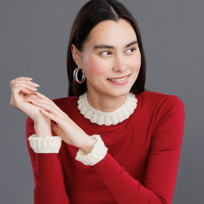 Patons Knit Ruffle Trim Knit Ruffle Trim made using Patons yarn